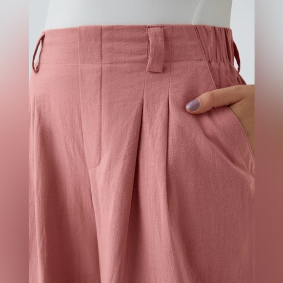 Halara High Waisted Pocket Wide Leg Flowy Solid Palazzo NWT Size L - Picture 4 of 12